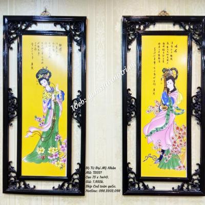 Tranh Sứ Tứ Đại Mỹ Nhân